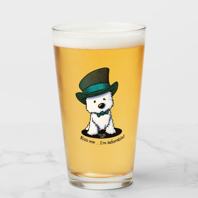 KiniArt Westie Terrier St. Paddy's (Anverso (lleno))