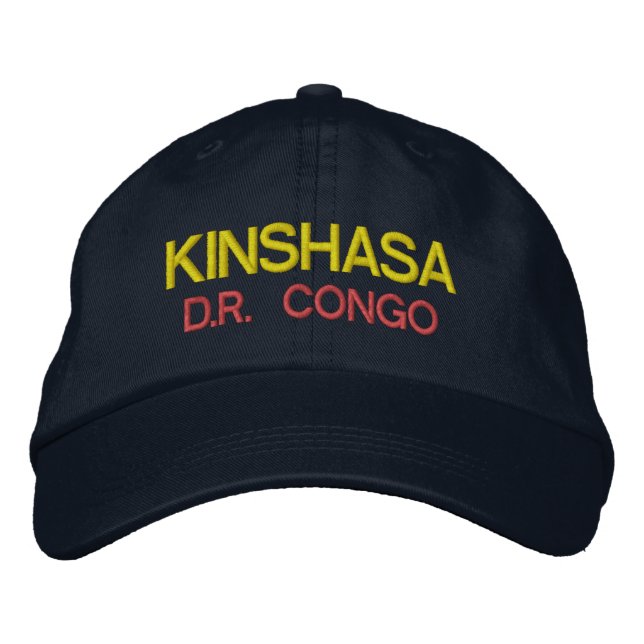Kinshasa - Congo Emboidado Gorra (Anverso)