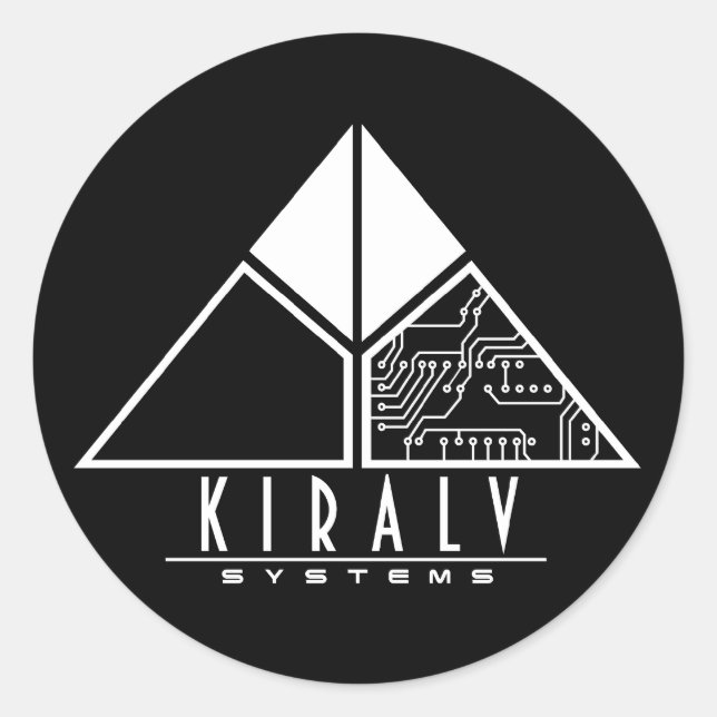 Kiralv Systems Pegatina (Anverso)