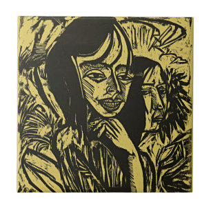 Kirchner Fehmarn Chicas Arte Baldosa Cerámica