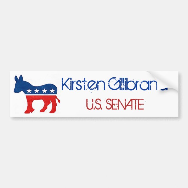 Kirsten Gillibrand para la pegatina para el (Frente)