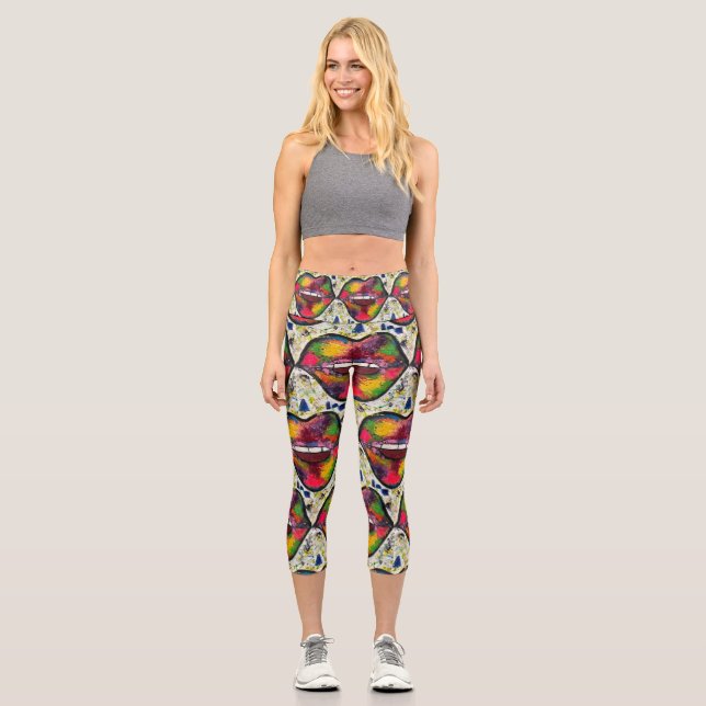 Kiss Capri Leggings (Anverso)