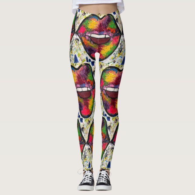 Kiss Capri Leggings (Anverso)