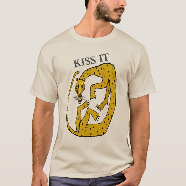 KISS IT CAT, camiseta (Anverso)