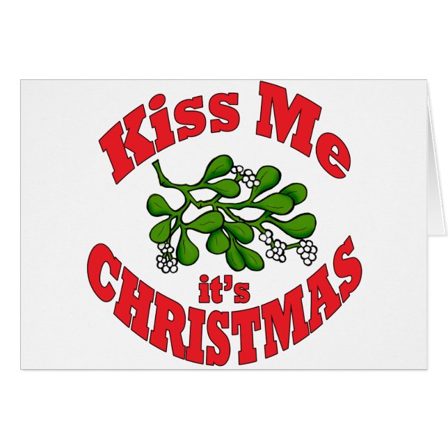 kiss me it's Christmas (Anverso (Horizontal))