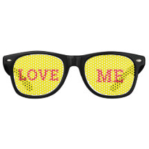 KISS ME Sombras retro / Gafas de sol Fiesta divert