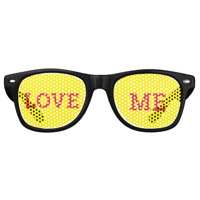 KISS ME Sombras retro / Gafas de sol Fiesta divert (Anverso)