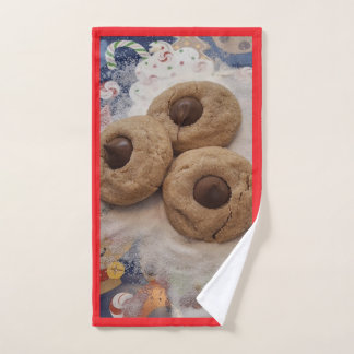 Kisses Cookies Kitchen Hand Towel