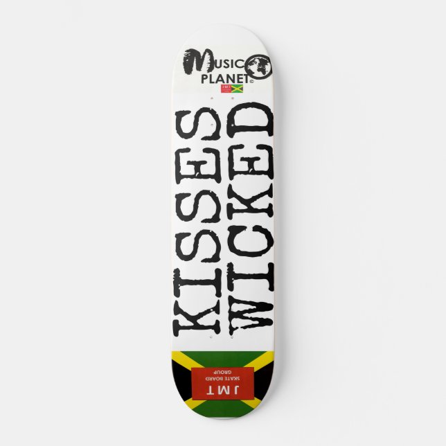 KISSES WICKED Skateboard (Anverso)