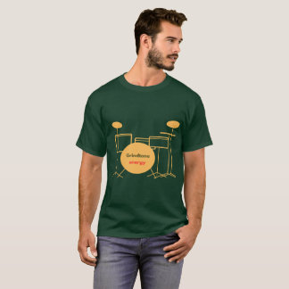 Kit de batería gráfico energético para camisetas