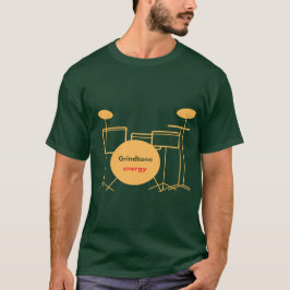 Kit de batería gráfico energético para camisetas