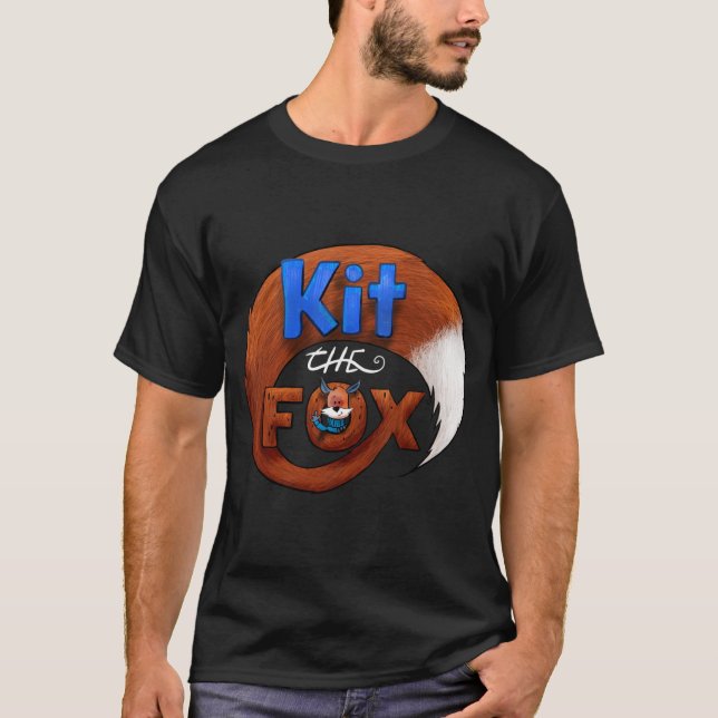 Kit de la camiseta negra Fox (Anverso)