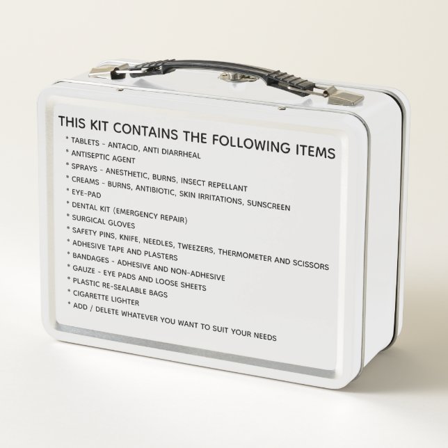 Kit de medicamentos de primera ayuda para empresas (Reverso)