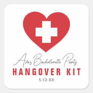 Kit de resaca Pegatinas personalizadas