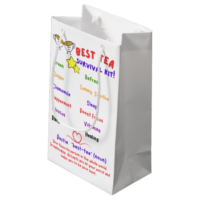 Kit de supervivencia Bestie(Té) Bolsa de regalo (Angulo reverso)