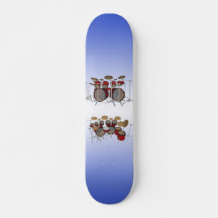 Kit de tambor de 10 piezas: Modelo 3D: Skateboard 