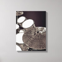 Kit de tambor Guay Canvas Dramero Arte Snare Cymba