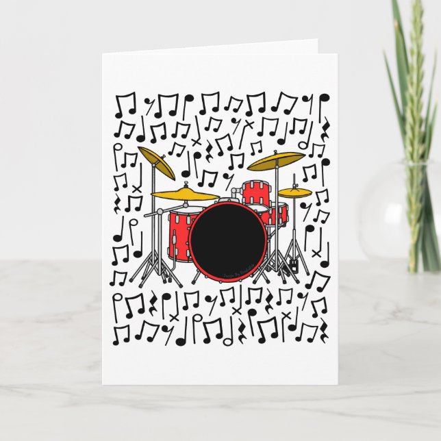 Kit de tambor Notas musicales Músico profesor de P (Anverso)