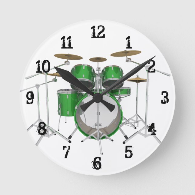 Kit de tambor: reloj de pared (Anverso)