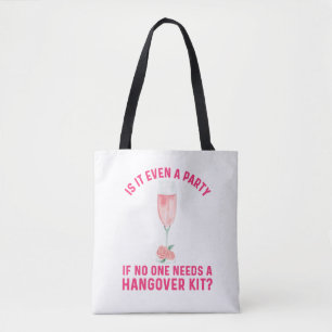 Kit Divertido para Resaca Bolsa de Tela Floral de 