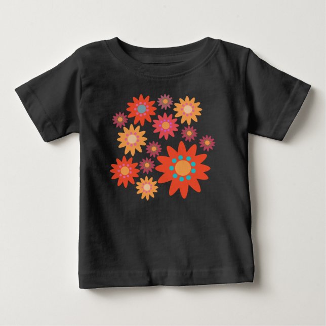 Kit Florido: camiseta Esportiva para bebês (Anverso)