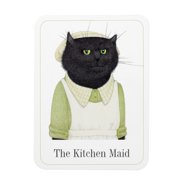 KITCHE MAID CAT 3x4 Imán flexible + Texto II (Vertical)