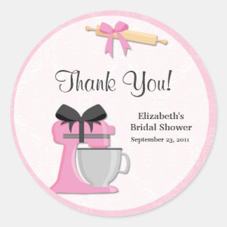 Kitchen Bridal Shower Gracias Pegatinas