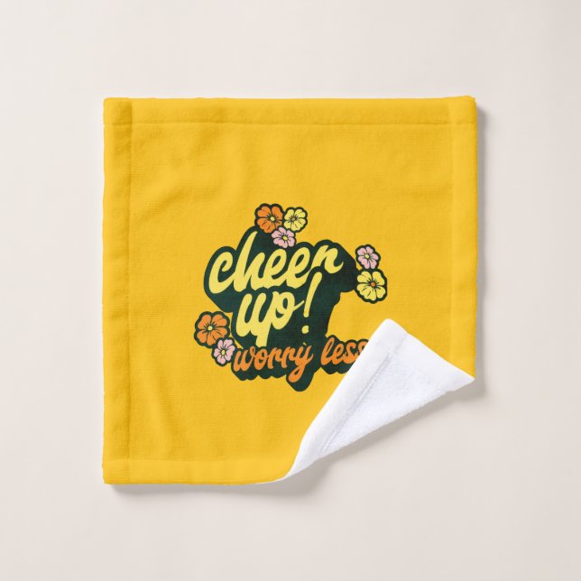 KITCHEN CHEER UP WORRY LESS WASH CLOTH (Toallita)