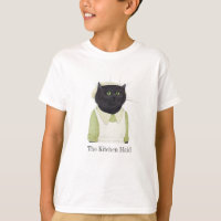 KITCHEN HIZO Camiseta básica para niños CAT