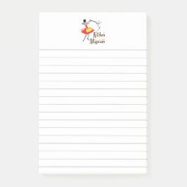 Kitchen Magician Retro Lined Post que nota