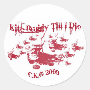 Kite Buggy Pegatina