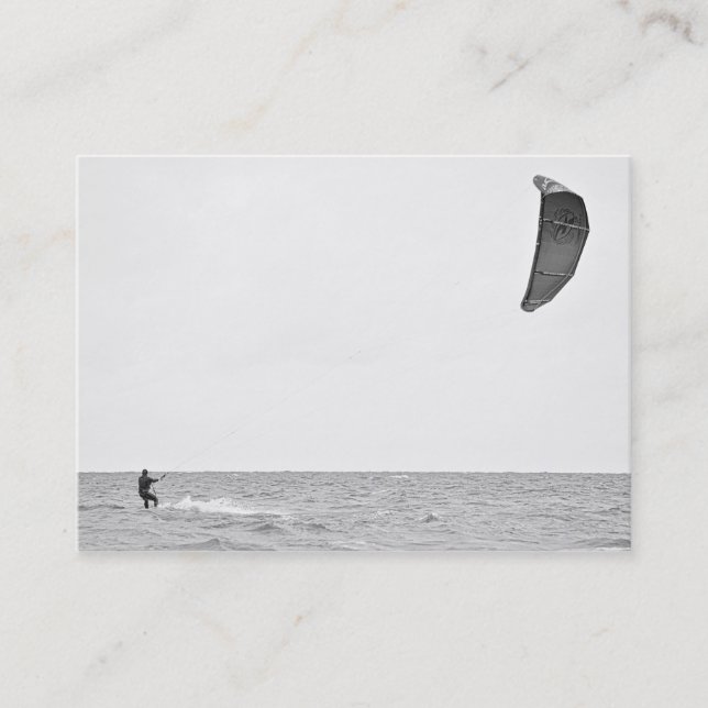 Kitesurf - Tarjeta de visita (Anverso)