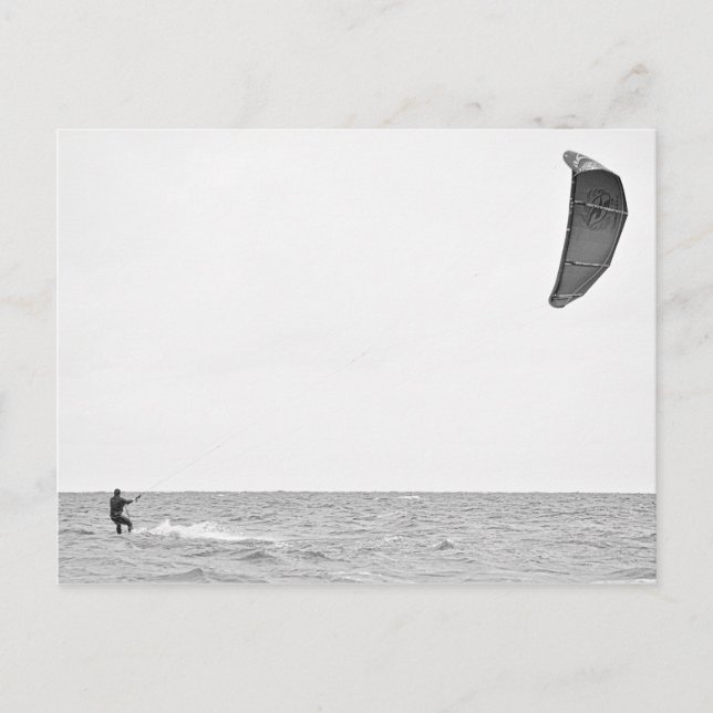 Kitesurfing - postal (Anverso)