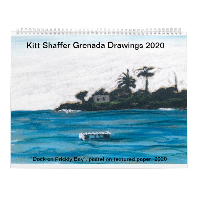 Kitt Shaffer 2020 Granada dibuja calendario grande (Tapa)