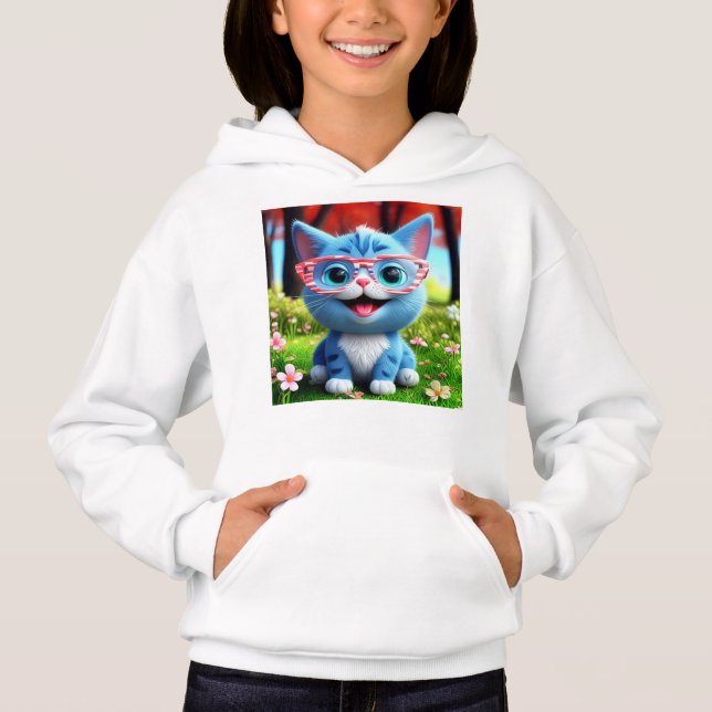 Kitten azul lindo sonriente-55665 (Anverso)