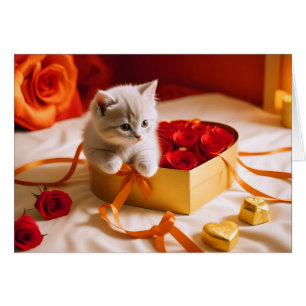 Kitten Love Tender Romantic Beautiful Gift