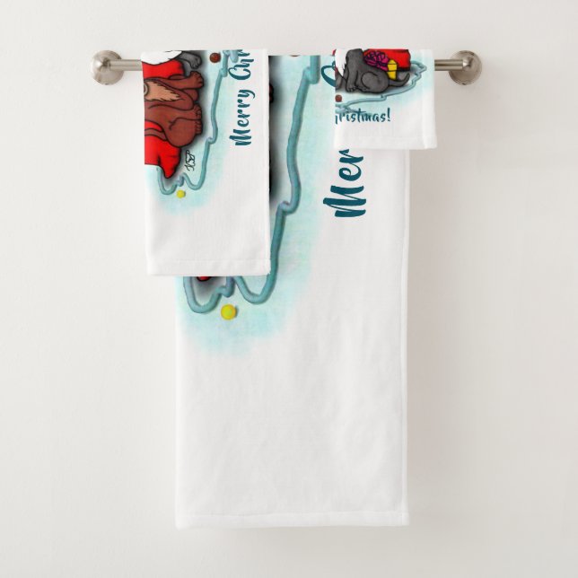 Kitty and Puppy , Happy XMas (In situ)