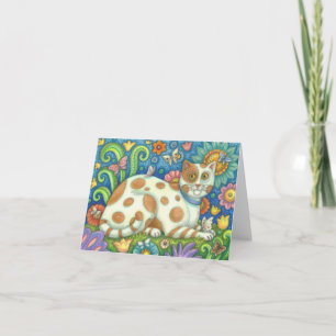 KITTY DE ARTE FOLÓGICO PRIMITIVO, TARJETA DE NOTA 
