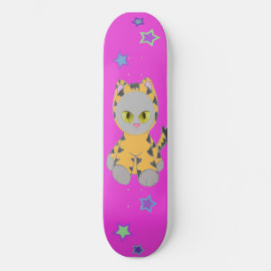 Kitty en el Skateboard Tiger Suit 2