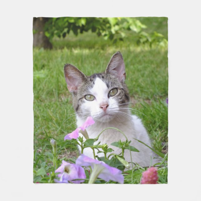 Kitty en la manta de la flor (Anverso)