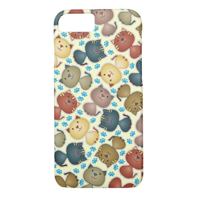 Kitty Kats iPhone 7 funda (Reverso)