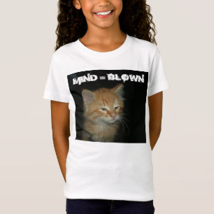 Kitty "MIND = BLOWN" Chicas Cap Sleeve Camiseta