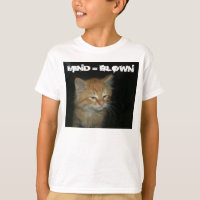 Kitty "MIND = BLOWN" Niños Camiseta Orgánica