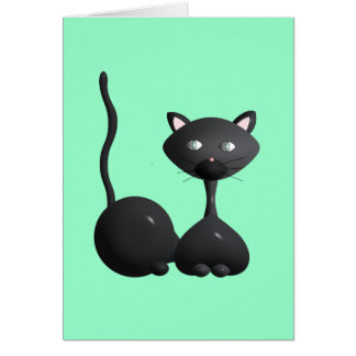 Kitty relajándose en verde