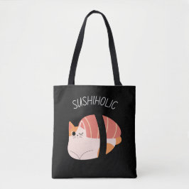 Kitty saudita con bolsa de tocador Kawaii Sushi