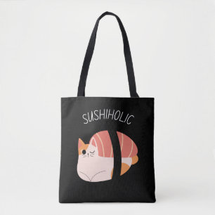 Kitty saudita con bolsa de tocador Kawaii Sushi