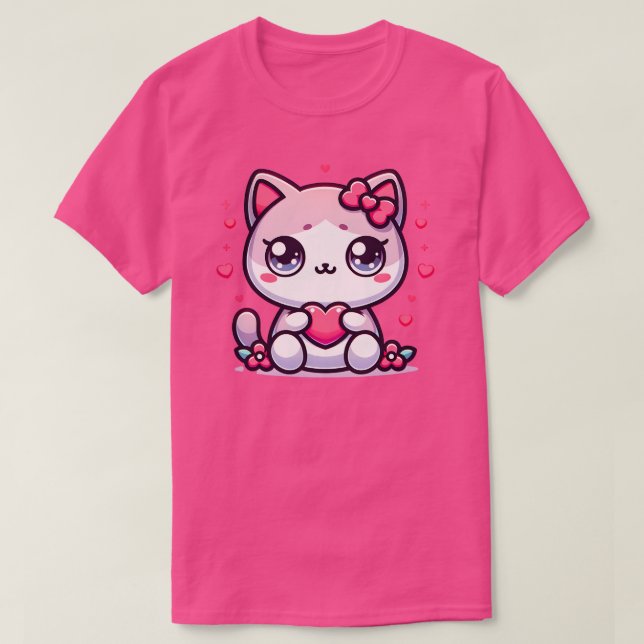 Kitty Tiene Mi Camiseta Corazón (Diseño del anverso)