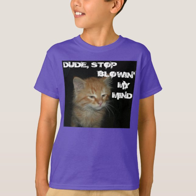 Kitty "TÍO DEJA DE VOLARME LA CABEZA" Camiseta Org (Anverso)