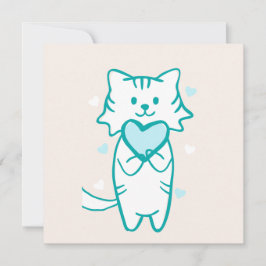 Kitty verde azulado
