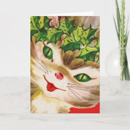 Kitty vintage de Navidad